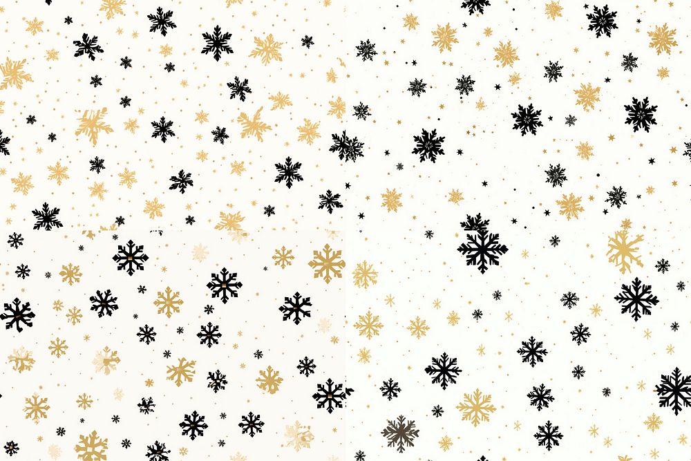 Snowflakes pattern paper snow. AI generated Image by rawpixel.