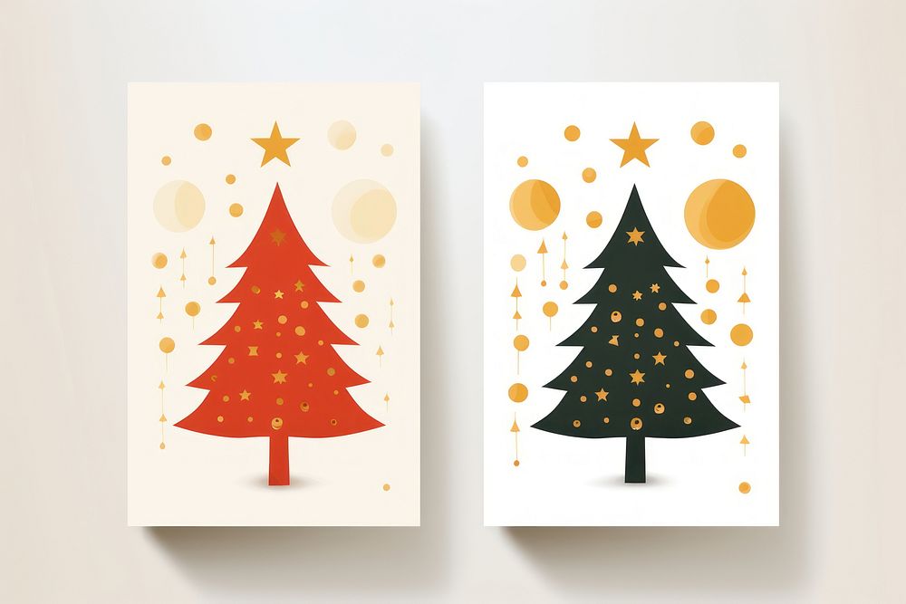 Greeting cards christmas holiday illuminated. AI generated Image by rawpixel.