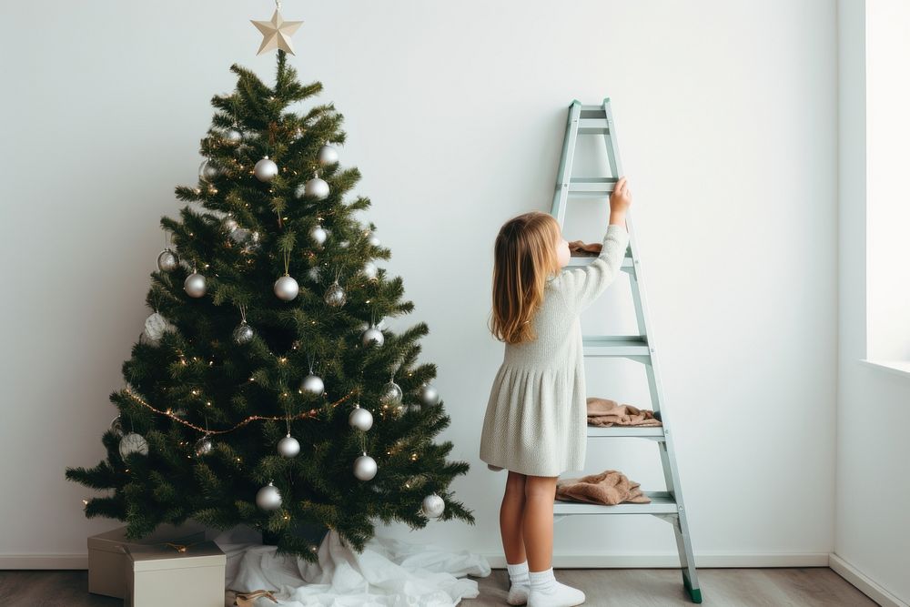 Christmas tree plant anticipation. AI generated Image by rawpixel.