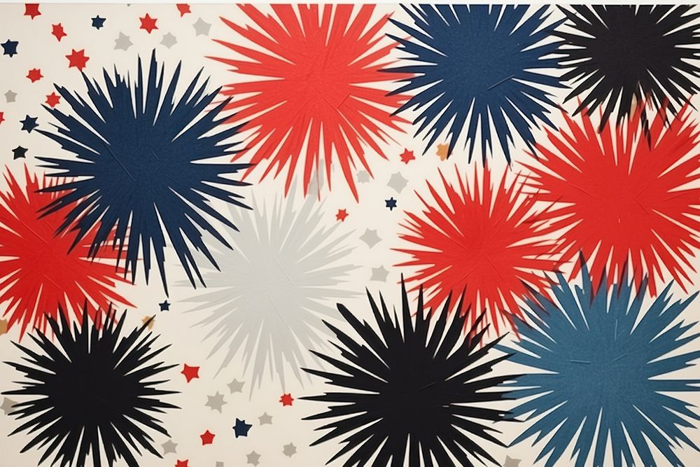 Fireworks art abstract pattern. AI generated Image by rawpixel.