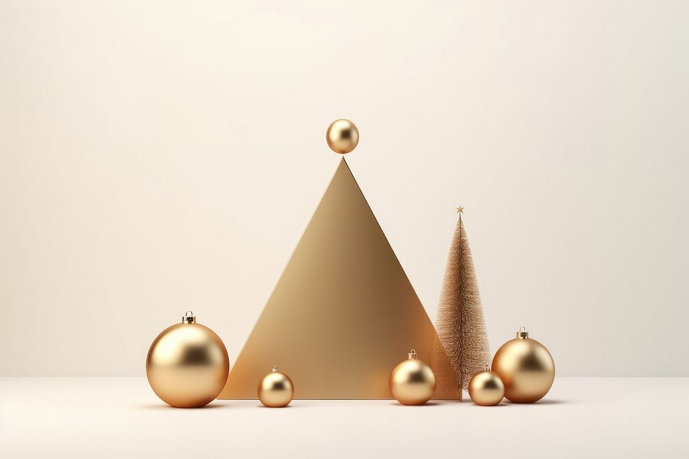 Podium display decoration christmas tree. AI generated Image by rawpixel.