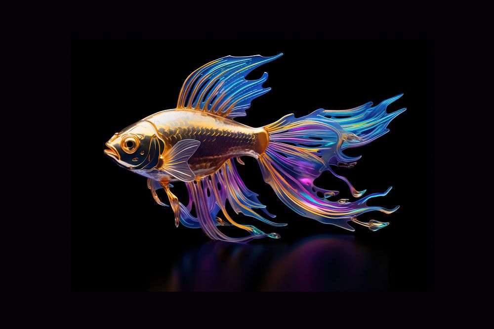 Gold fish animal underwater goldfish. 