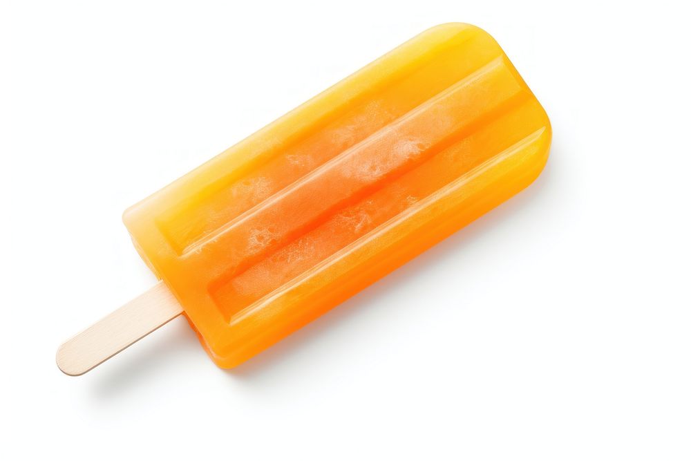 Popsicle dessert food white background. AI generated Image by rawpixel.