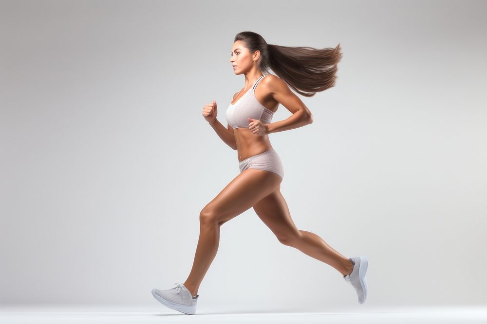 Running jogging dancing adult. AI generated Image by rawpixel.