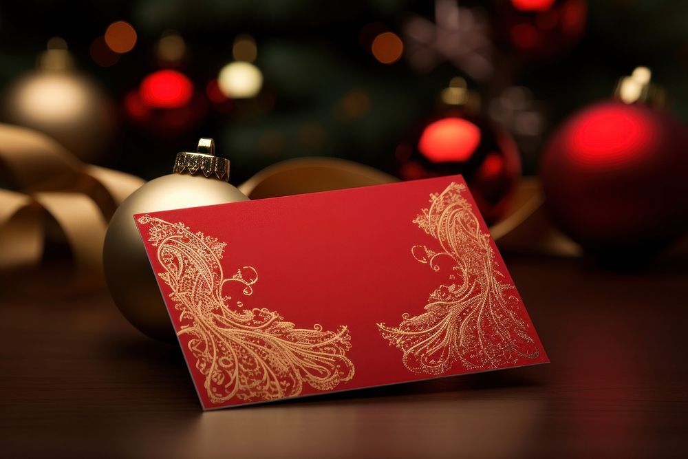 Cards christmas holiday illuminated. AI generated Image by rawpixel.