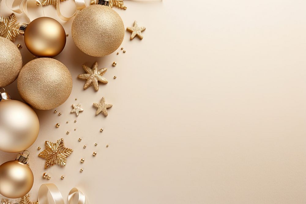 Elegant christmas card backgrounds decoration gold. 