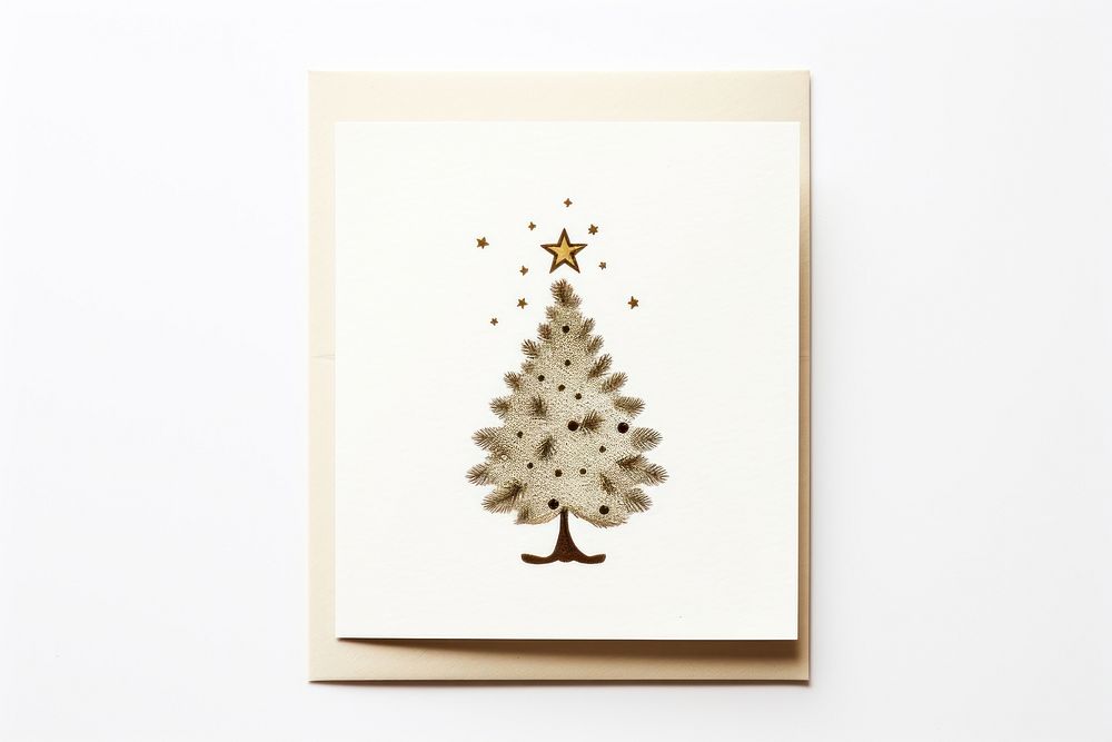 Merry Christmas greeting card christmas plant tree. AI generated Image by rawpixel.