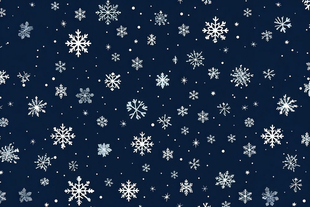 Snow backgrounds snowflake pattern. AI generated Image by rawpixel.