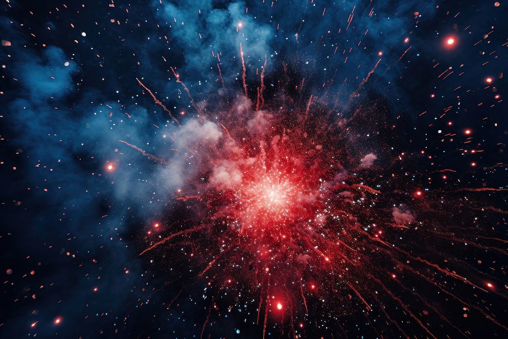 Firework fireworks astronomy exploding. AI generated Image by rawpixel.