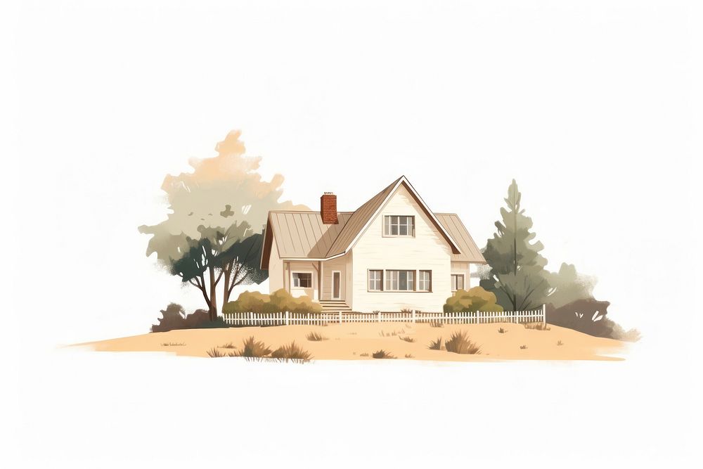 Country side house architecture building outdoors. AI generated Image by rawpixel.