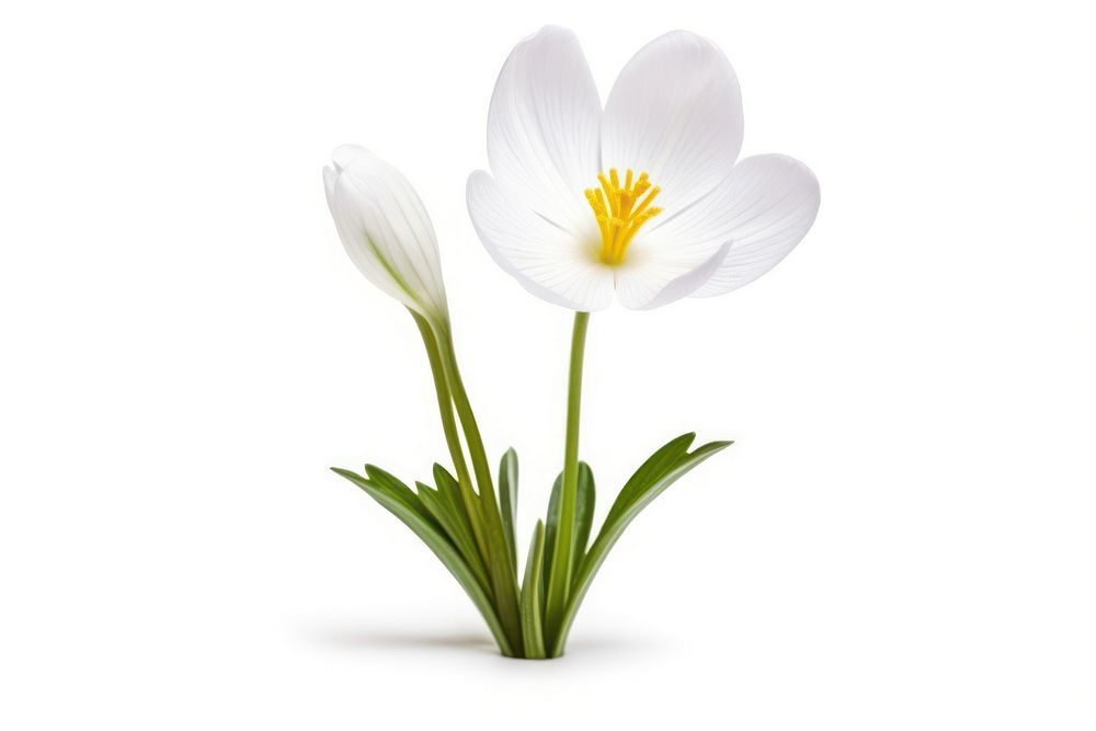 Spring flower blossom crocus petal. AI generated Image by rawpixel.
