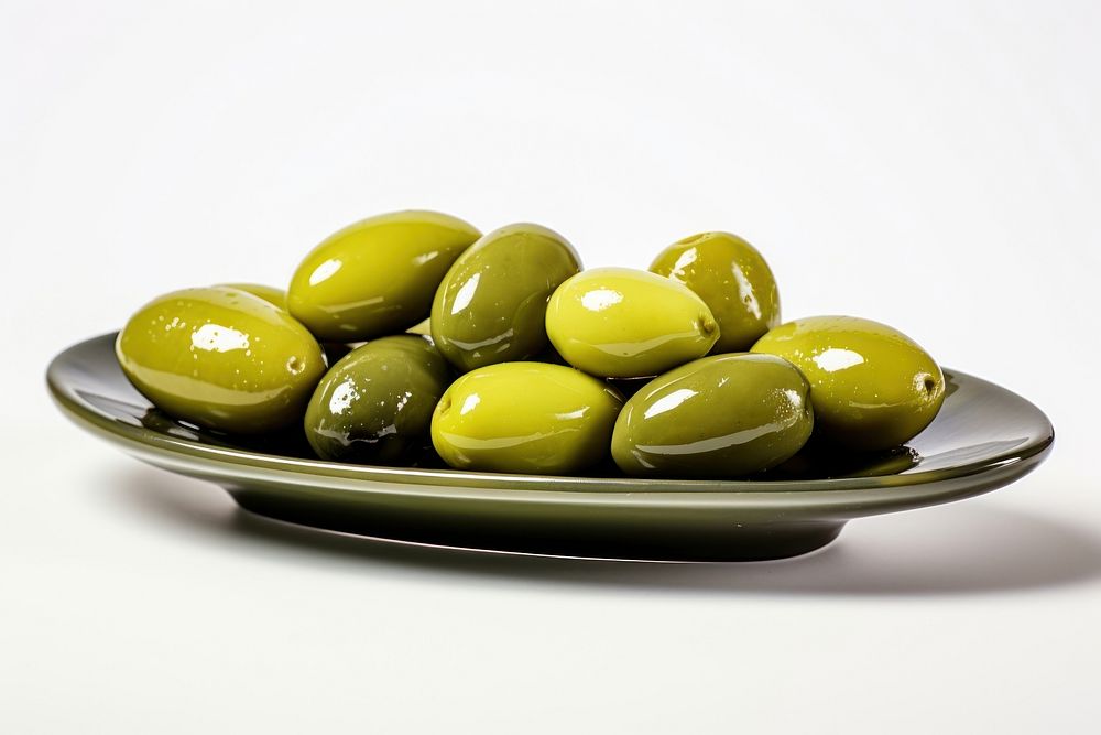 Olive plate food vegetable. AI generated Image by rawpixel.