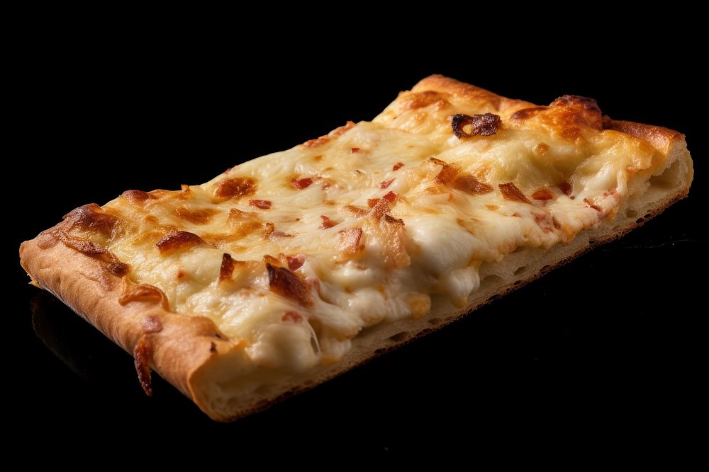 Pizza bianca slice dessert bread food. AI generated Image by rawpixel.