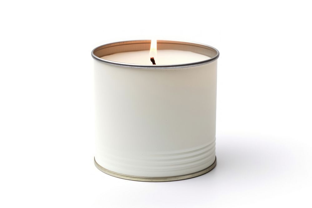 Candle white background rectangle lighting. AI generated Image by rawpixel.