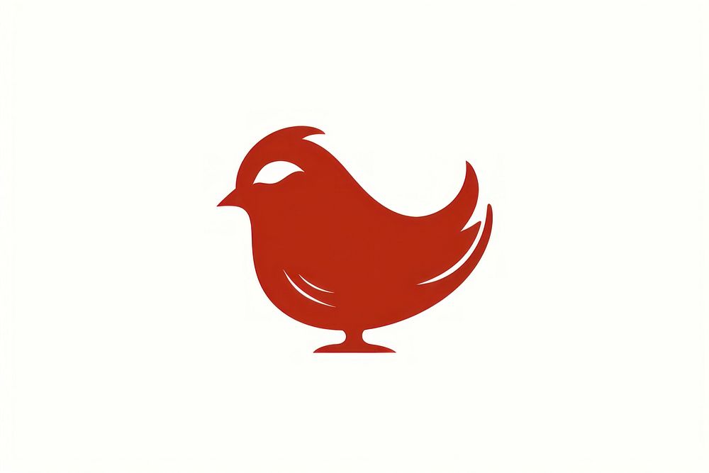 Chick logo animal bird. AI generated Image by rawpixel.