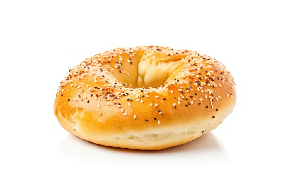 Bagel bagel bread food. AI generated Image by rawpixel.