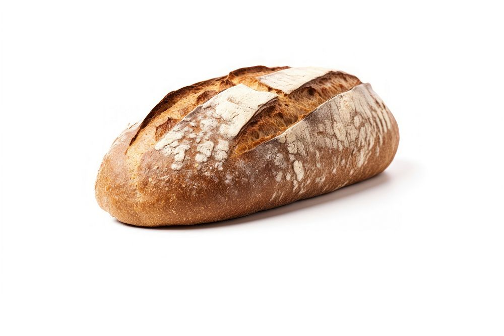 Bread bread food white background. AI generated Image by rawpixel.