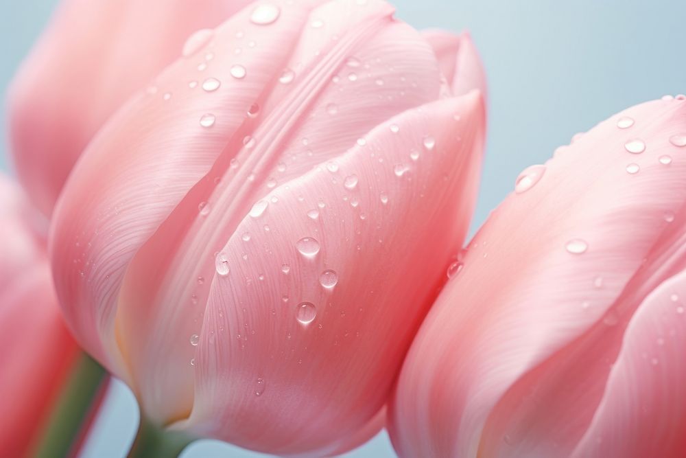 Tulip flower petal outdoors blossom. AI generated Image by rawpixel.