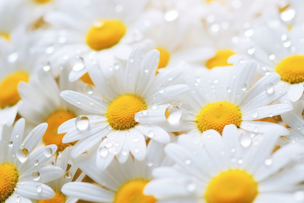 Daisy flower backgrounds outdoors blossom. AI generated Image by rawpixel.
