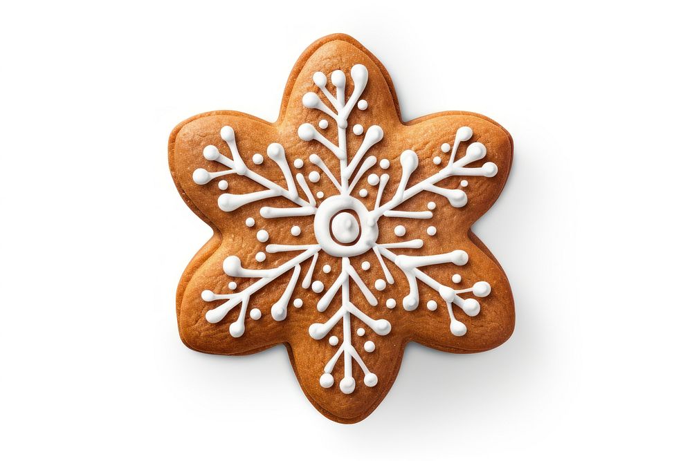 Cookie gingerbread dessert icing. AI generated Image by rawpixel.