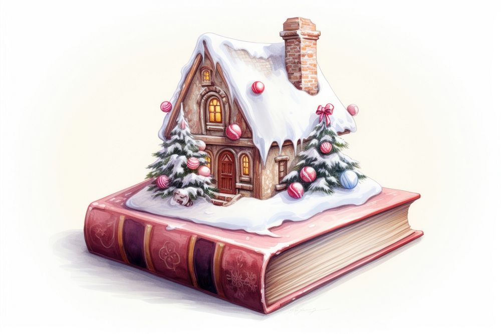 Christmas book drawing paper confectionery. AI generated Image by rawpixel.