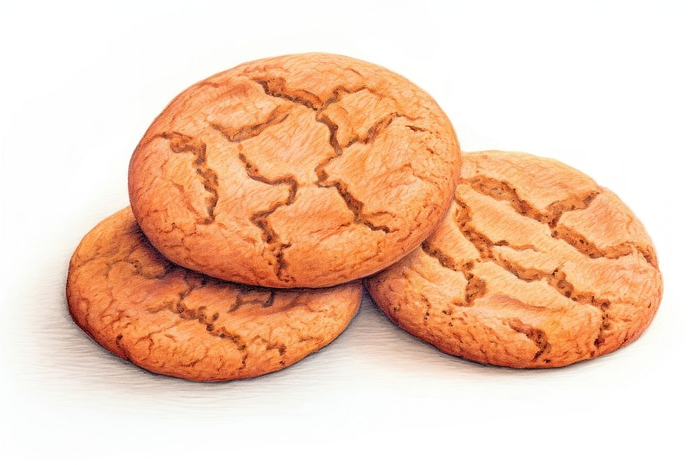 Ginger cookies biscuit bread food. AI generated Image by rawpixel.