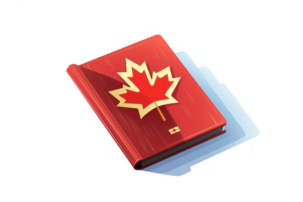 Canada publication book white background. AI generated Image by rawpixel.