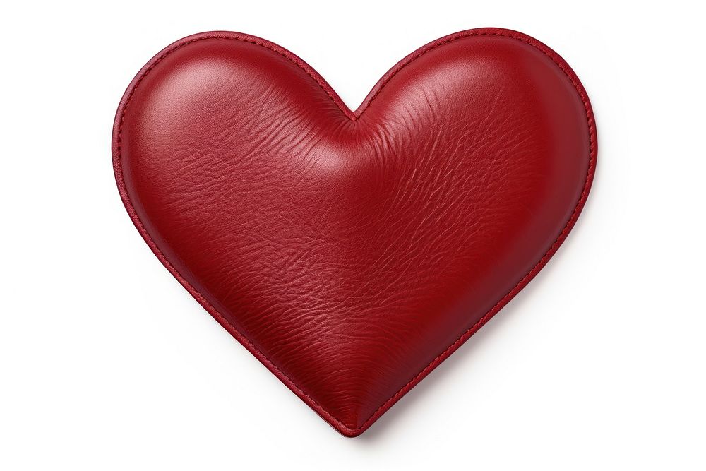 Red heart shape white background pattern. AI generated Image by rawpixel.