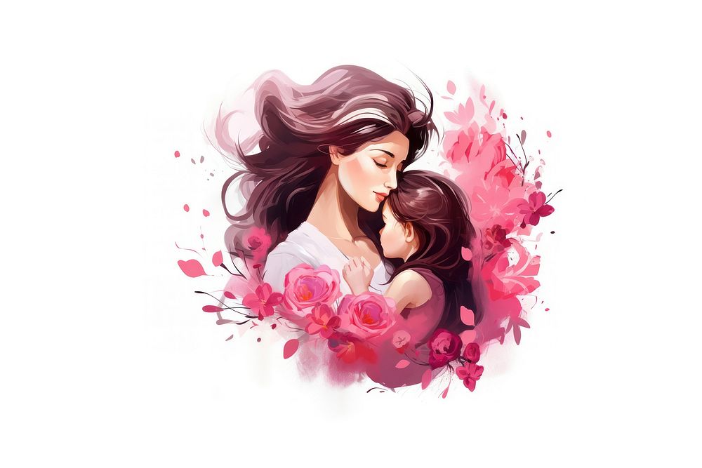 Mother day portrait adult togetherness. AI generated Image by rawpixel.