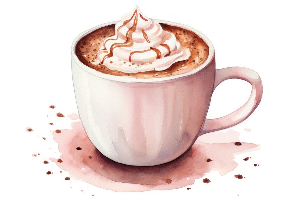 Mug chocolate dessert coffee. AI generated Image by rawpixel.