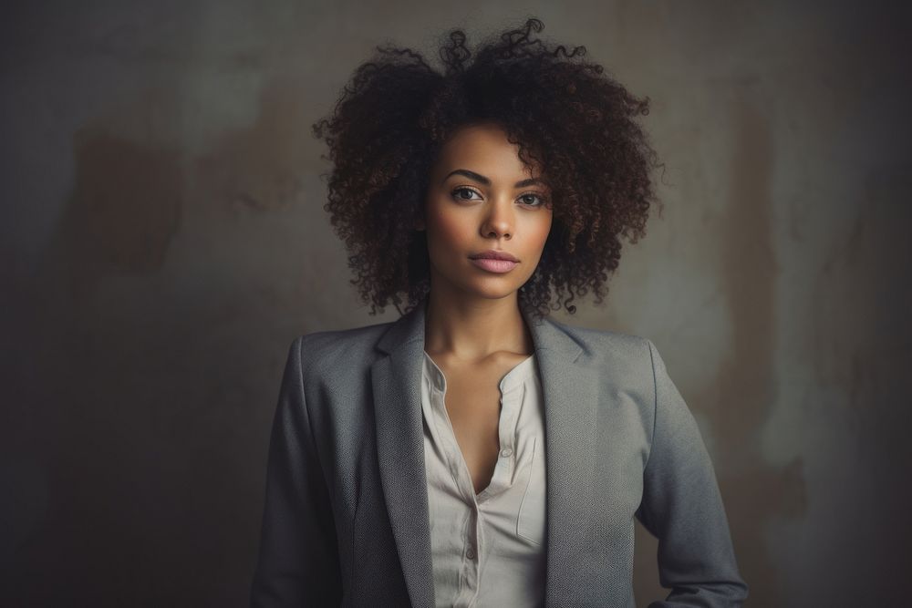 African American woman portrait adult photo. AI generated Image by rawpixel.