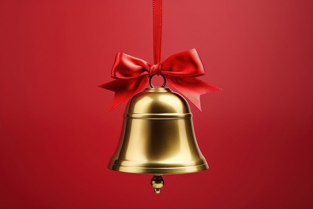 Christmas bell celebration decoration tradition. AI generated Image by rawpixel.