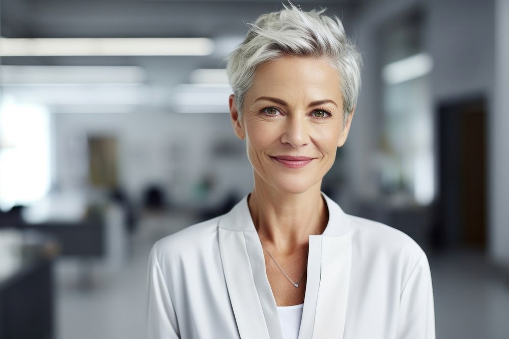 Businesswoman portrait smiling adult. AI generated Image by rawpixel.