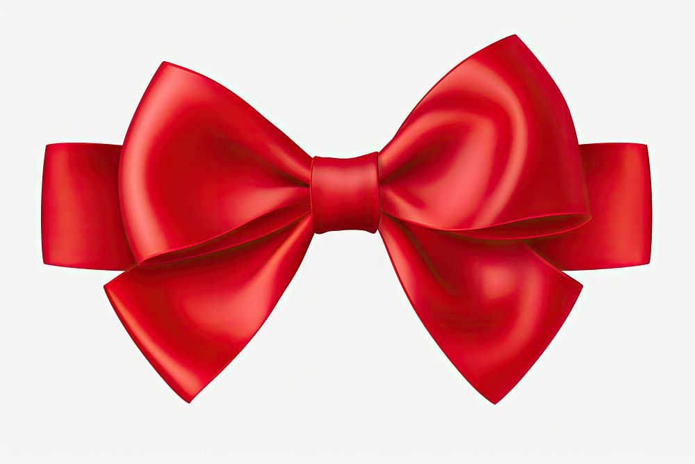 Ribbon bow red celebration. AI generated Image by rawpixel.