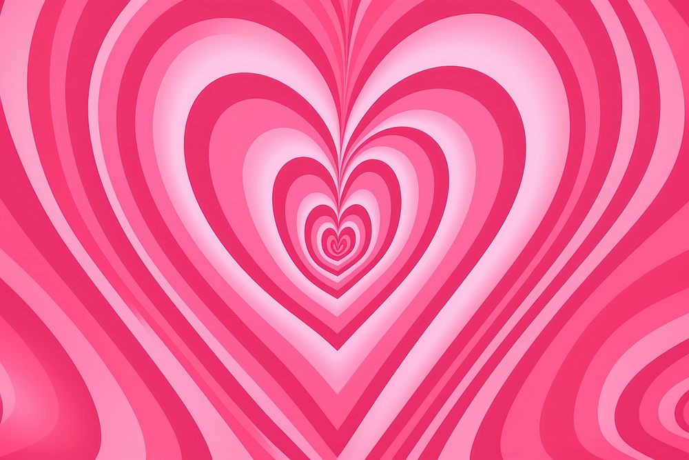 Pink heart pattern backgrounds shape. AI generated Image by rawpixel.
