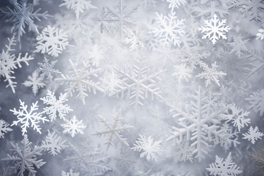 Snowflakes backgrounds silver white. AI generated Image by rawpixel.