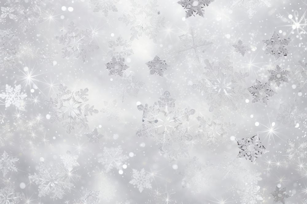Snowflakes backgrounds silver white. AI generated Image by rawpixel.