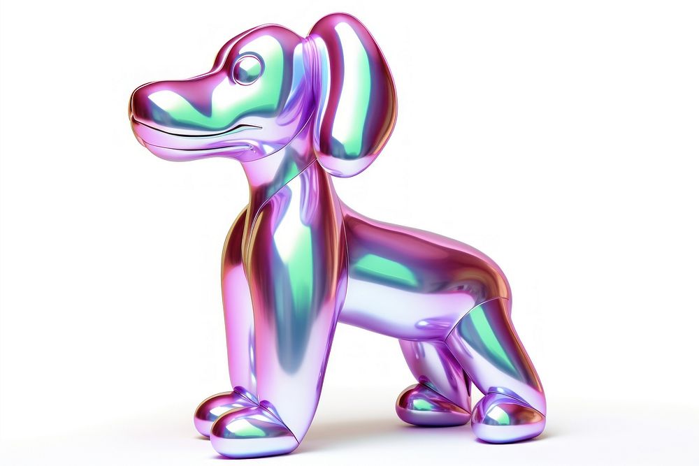 Balloon dog figurine mammal animal. AI generated Image by rawpixel.