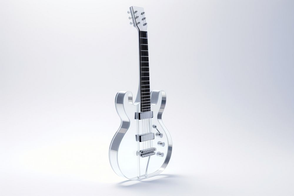 Guitar icon guitar white white background. AI generated Image by rawpixel.