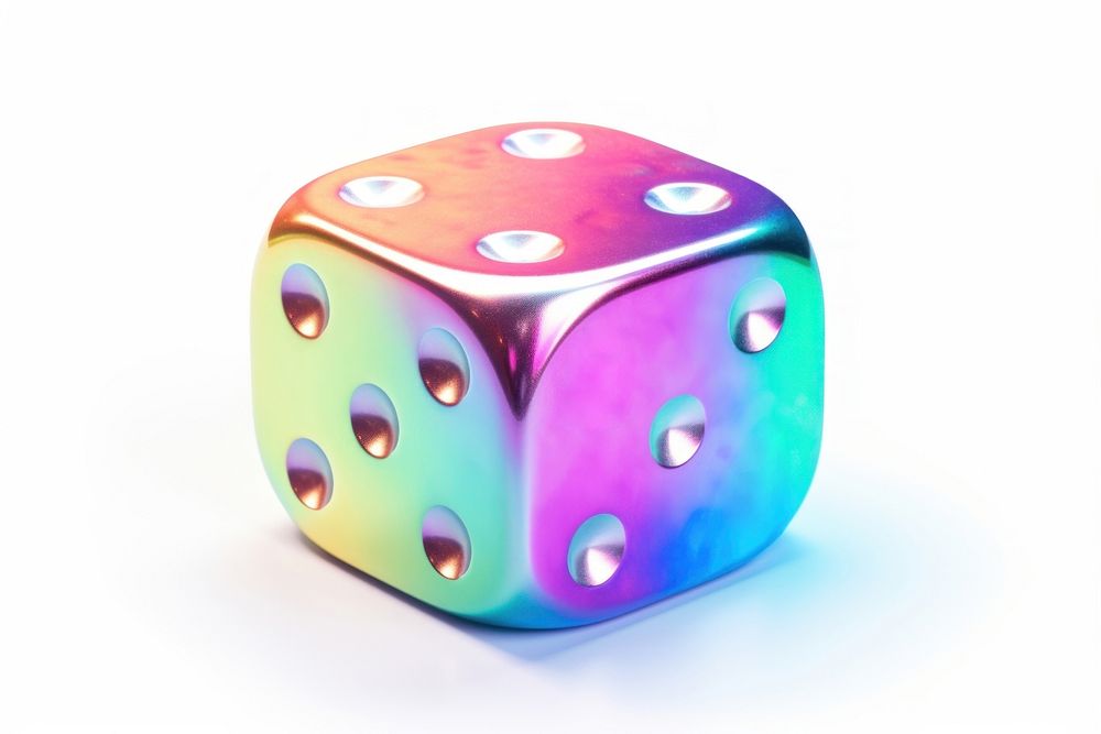Dice dice game white background. AI generated Image by rawpixel.