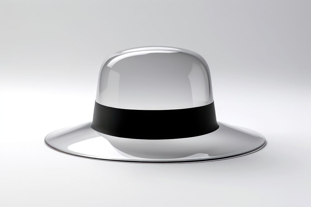 Hat white background observatory protection. AI generated Image by rawpixel.