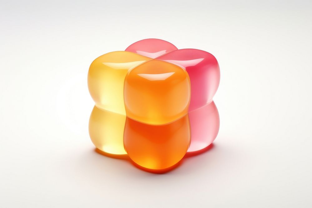 Jelly candy jelly white background confectionery. AI generated Image by rawpixel.