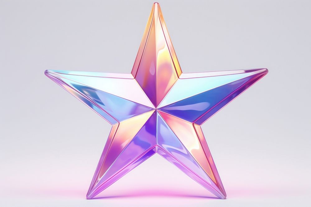Star shape symbol illuminated simplicity. AI generated Image by rawpixel.