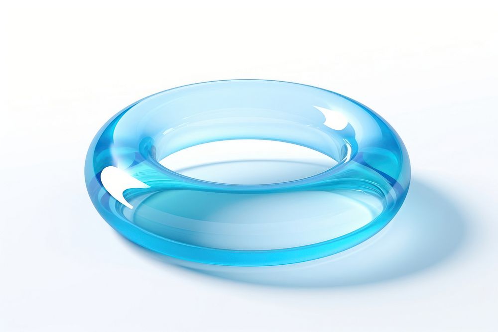 Pool ring transparent jewelry glass. AI generated Image by rawpixel.