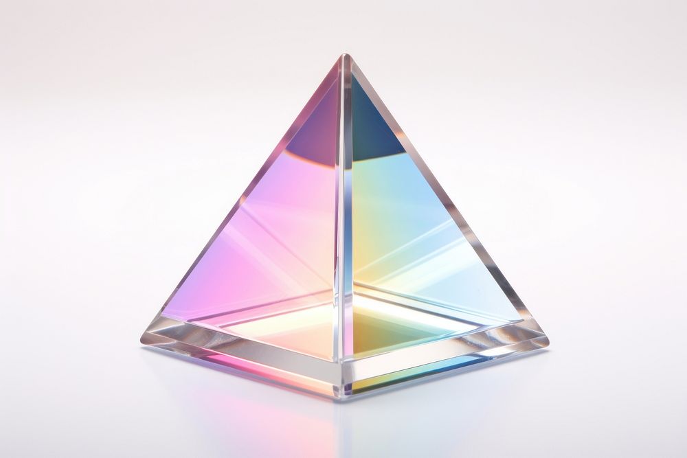 Prism gemstone jewelry crystal. AI generated Image by rawpixel.