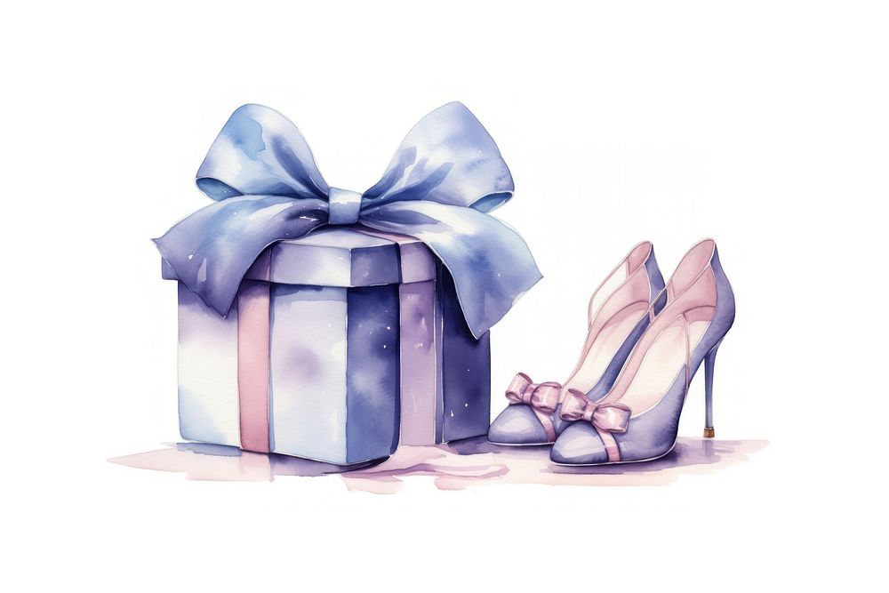 Footwear ribbon shoe gift. AI generated Image by rawpixel.