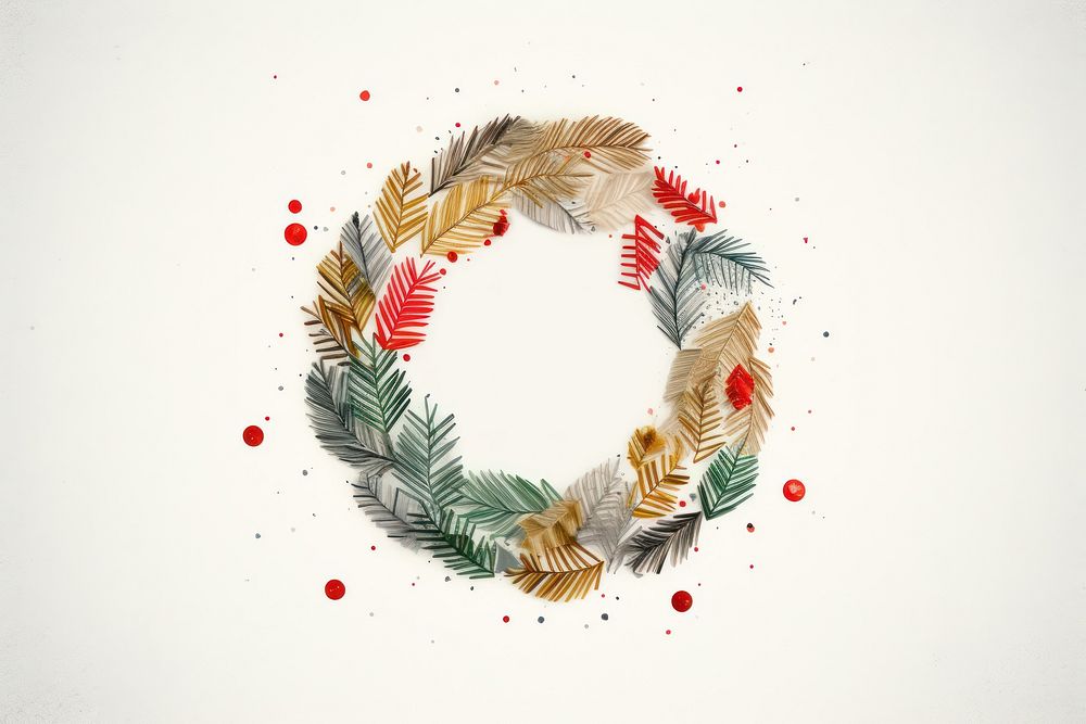 Christmas wreath clapperboard celebration creativity. AI generated Image by rawpixel.