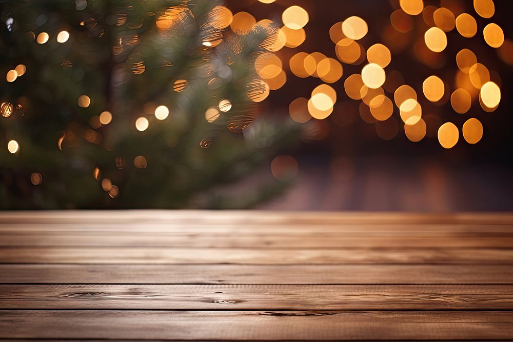 Christmas lighting christmas wood tree. AI generated Image by rawpixel.