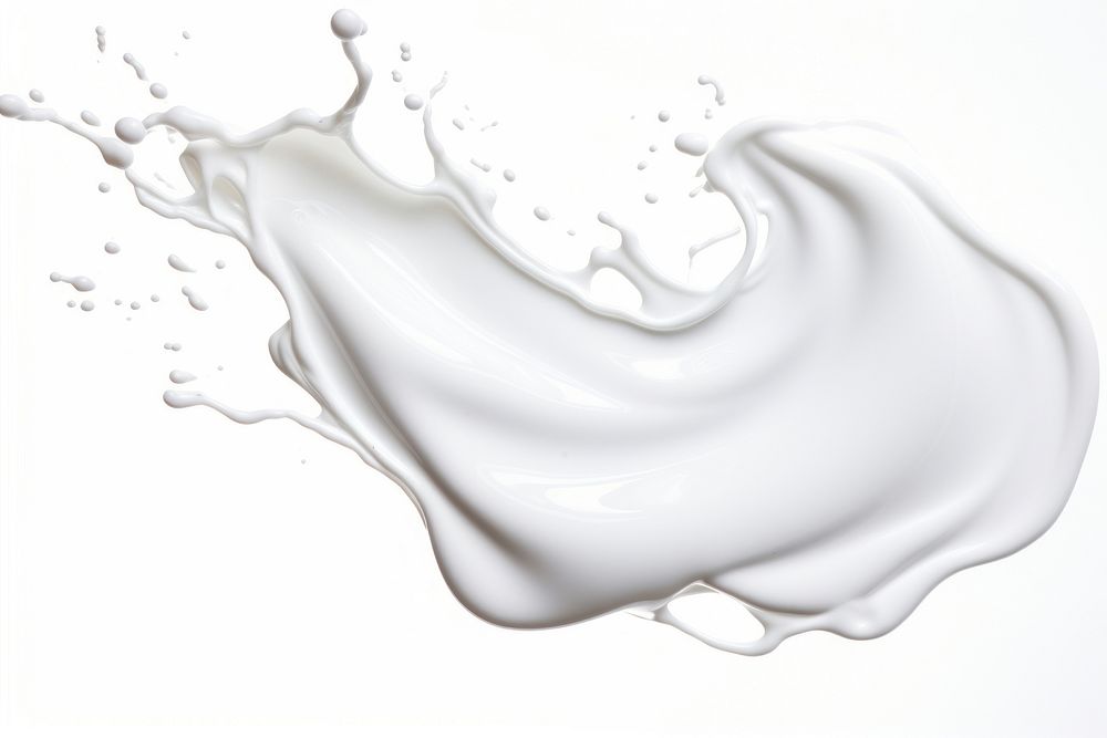 White milk fluid dairy white background splashing. AI generated Image by rawpixel.