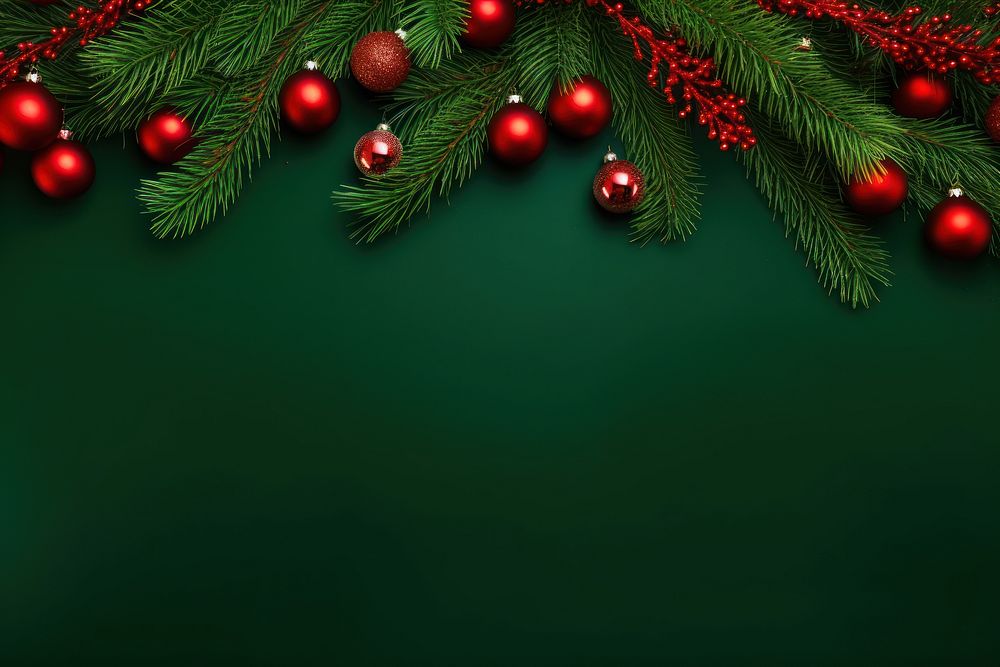 Christmas backgrounds decoration branch. AI generated Image by rawpixel.